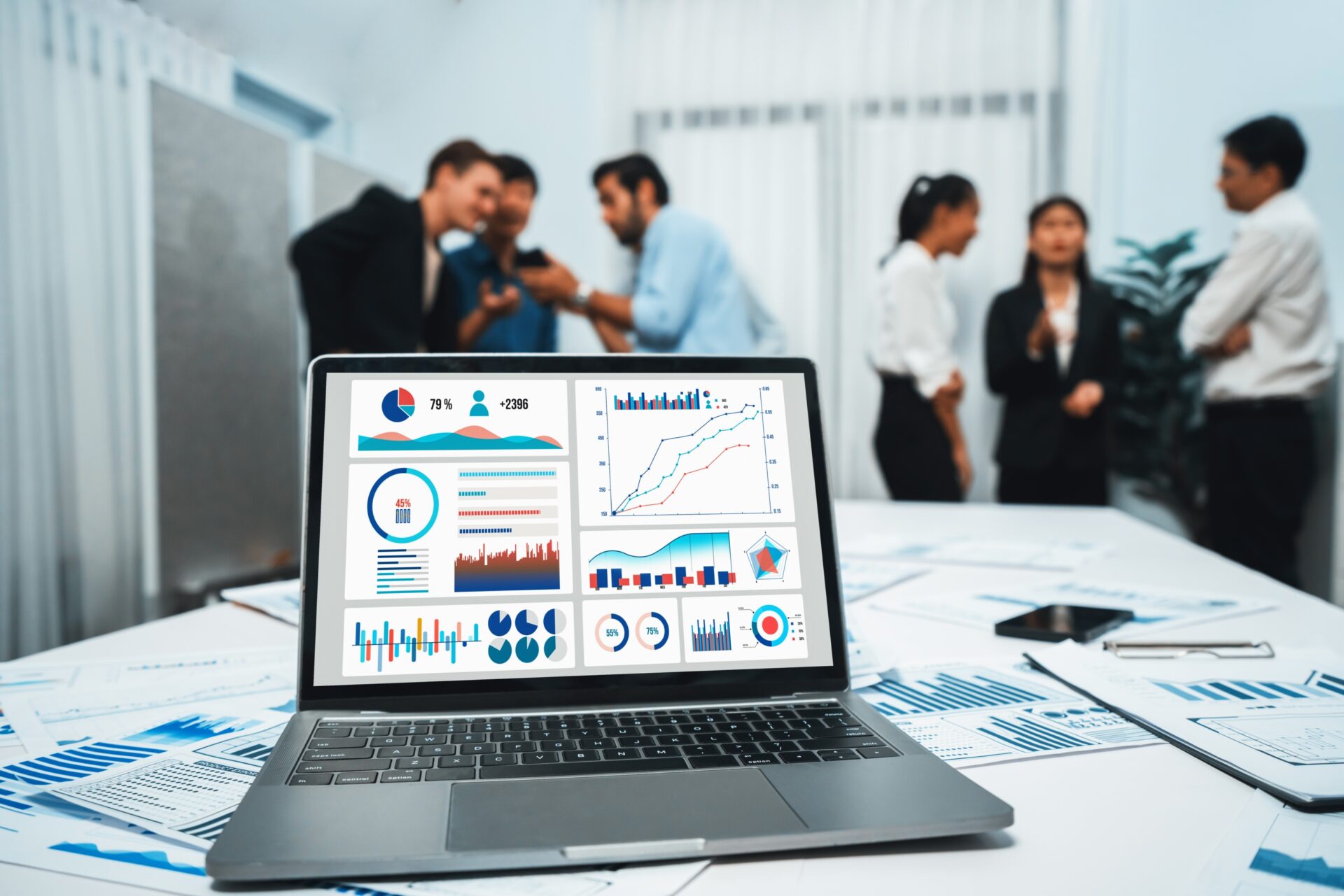 Zoho Books Dashboard Analytics