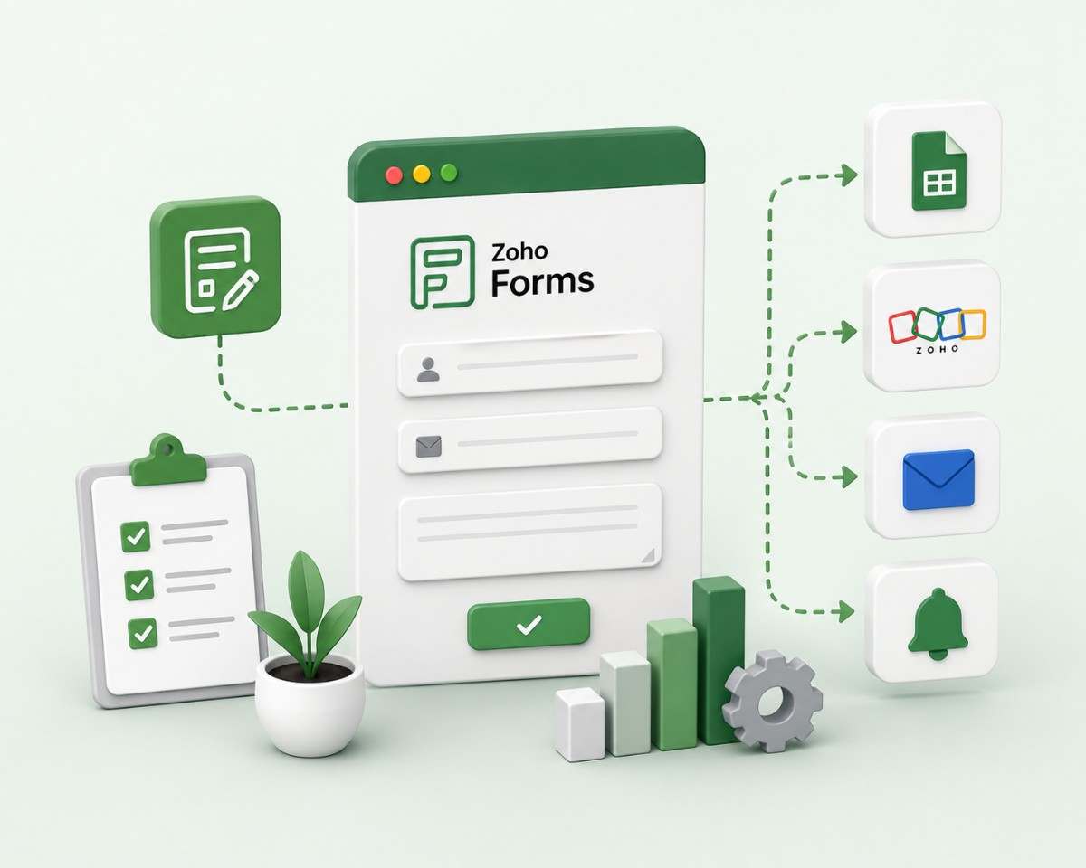 Zoho Forms Custom App Preview